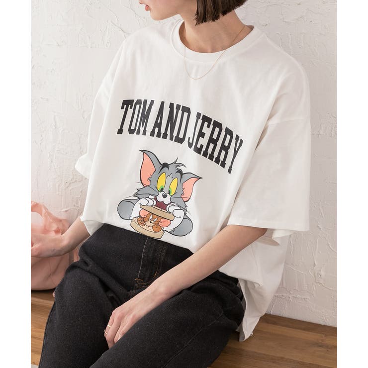 トム＆ジェリー ビッグロゴTシャツ