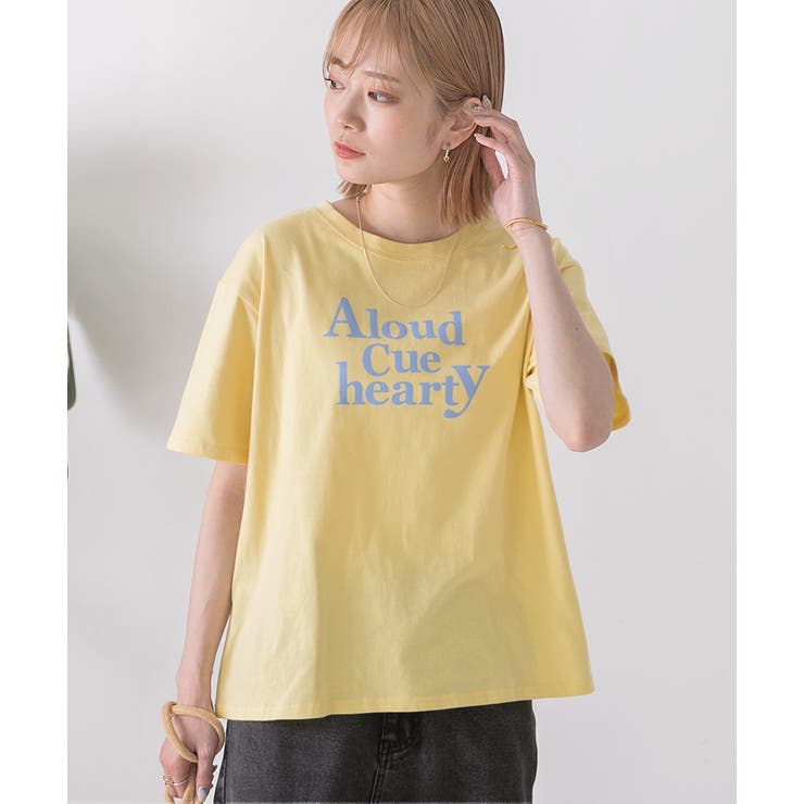 柔らかコットン100％ ロゴプリントTシャツ | ad thie | 詳細画像20 