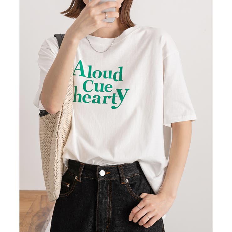 柔らかコットン100％ ロゴプリントTシャツ | ad thie | 詳細画像3 