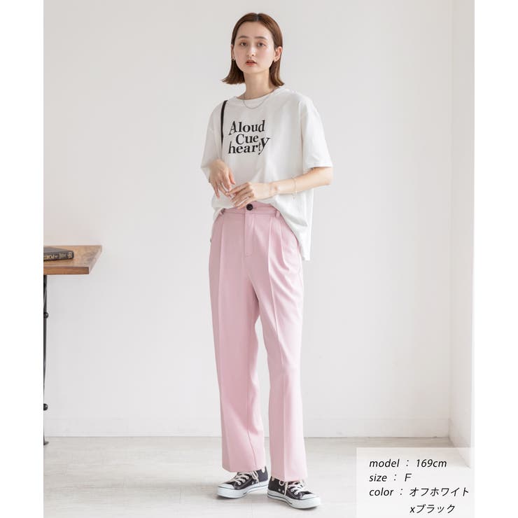 柔らかコットン100％ ロゴプリントTシャツ | ad thie | 詳細画像9 