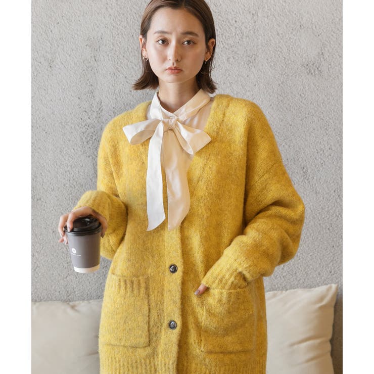 ボリュームスリーブ ボウタイリボンブラウス | ad thie | 詳細画像9 