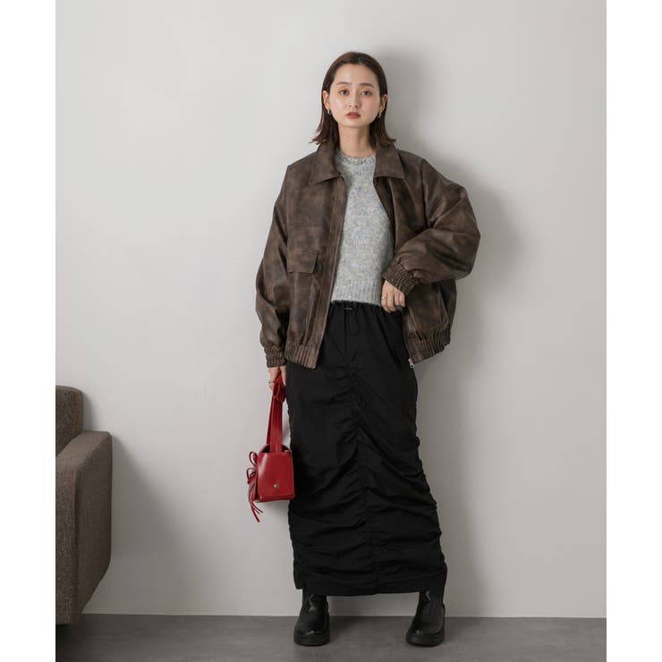 ふんわり・ブークレ ショートニットプルオーバー | ad thie | 詳細画像42 