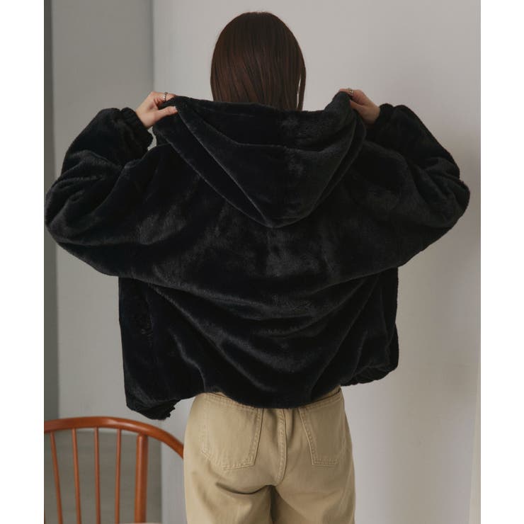 フード付きファーブルゾン | ad thie | 詳細画像22 