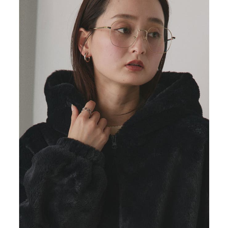 フード付きファーブルゾン | ad thie | 詳細画像24 