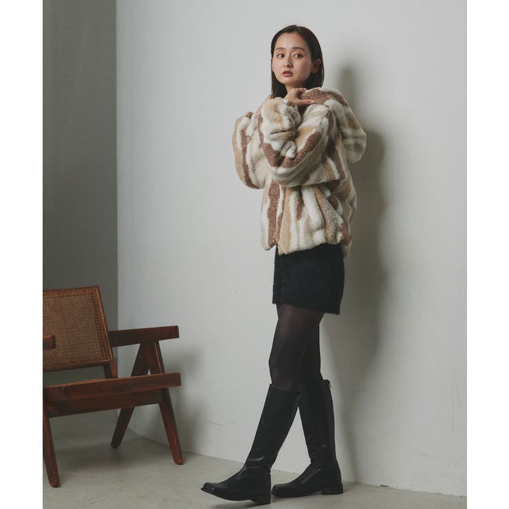 フード付きファーブルゾン | ad thie | 詳細画像40 