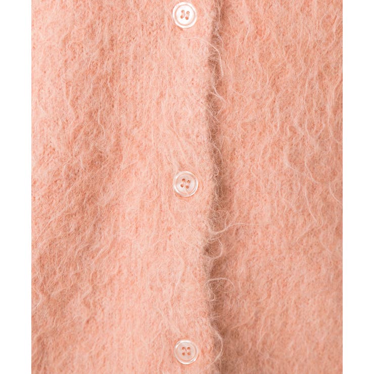 オーバーシルエット ふんわりシャギーニットカーデ | ad thie | 詳細画像10 