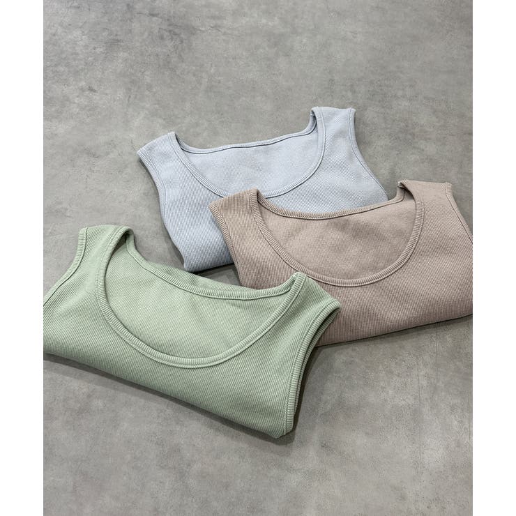 ベーシック クルーネックタンクトップ | ad thie | 詳細画像65 