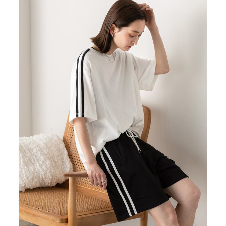 サイドライン スムースショートパンツ | ad thie | 詳細画像11 