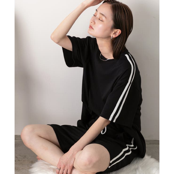 サイドライン スムースショートパンツ | ad thie | 詳細画像13 