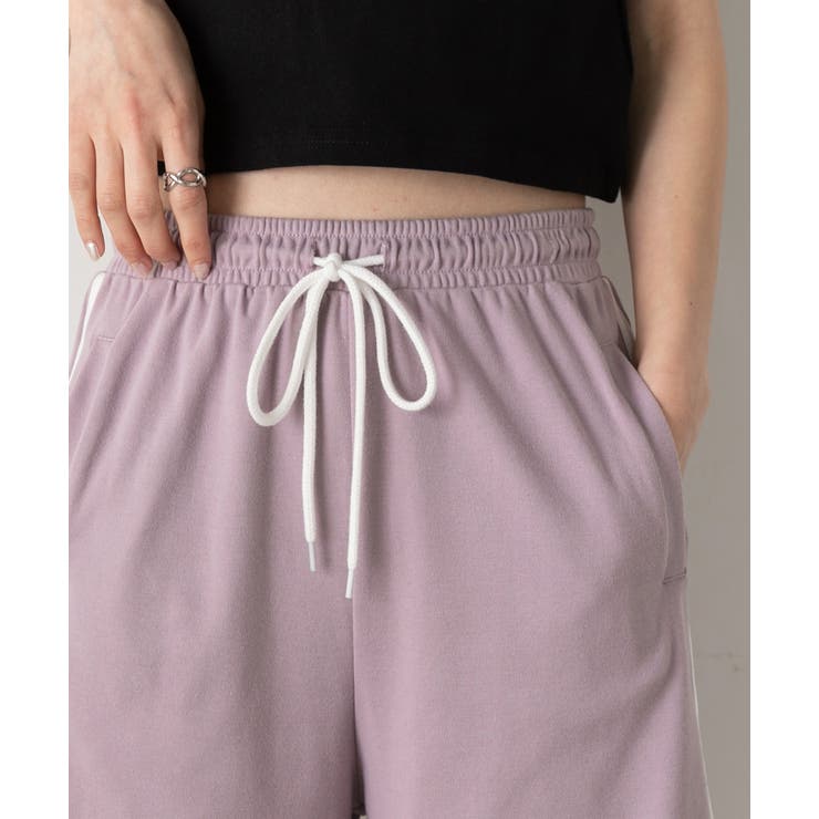 サイドライン スムースショートパンツ | ad thie | 詳細画像23 