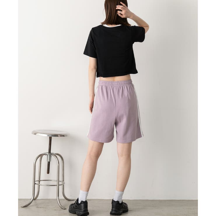 サイドライン スムースショートパンツ | ad thie | 詳細画像25 