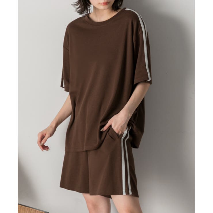 サイドライン スムースショートパンツ | ad thie | 詳細画像29 