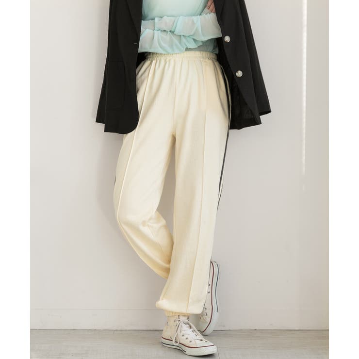 ピンタック サイドラインジョガーパンツ | ad thie | 詳細画像20 