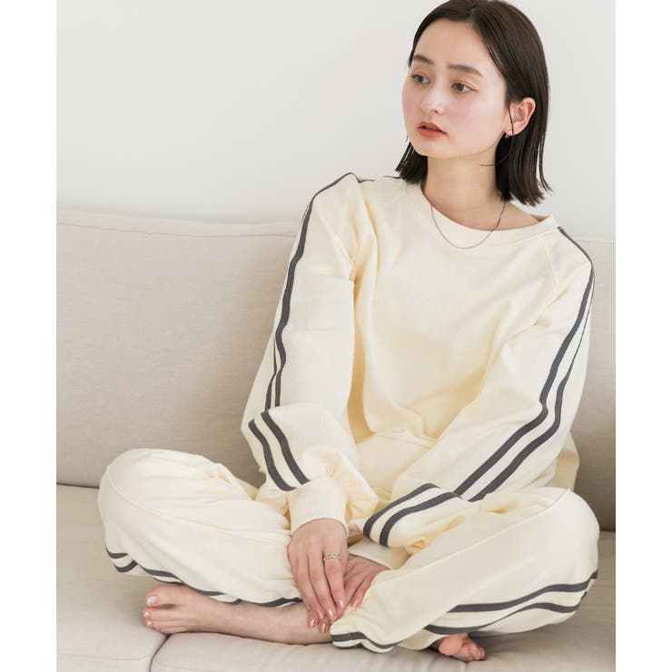 ピンタック サイドラインジョガーパンツ | ad thie | 詳細画像28 