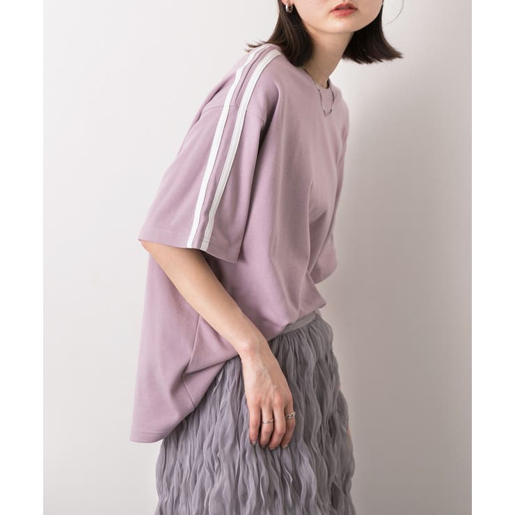 サイドライン スムースTシャツ | ad thie | 詳細画像23 