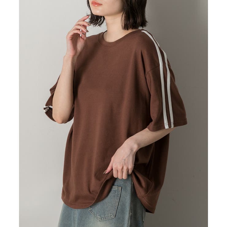 サイドライン スムースTシャツ | ad thie | 詳細画像35 