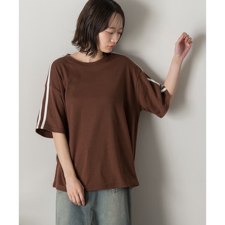 サイドライン スムースTシャツ | ad thie | 詳細画像36 