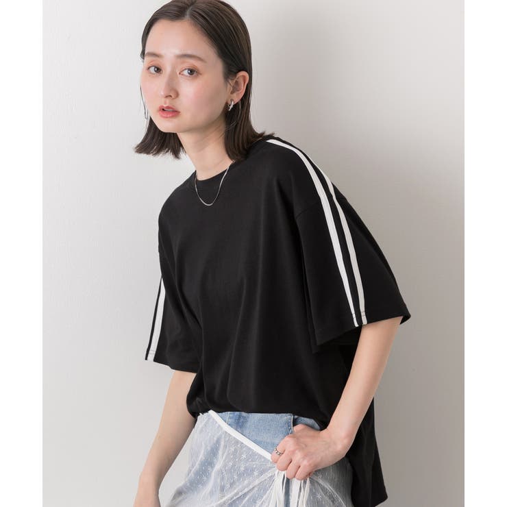 サイドライン スムースTシャツ | ad thie | 詳細画像4 