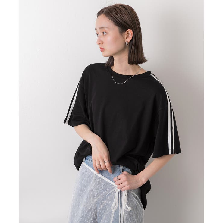 サイドライン スムースTシャツ | ad thie | 詳細画像5 