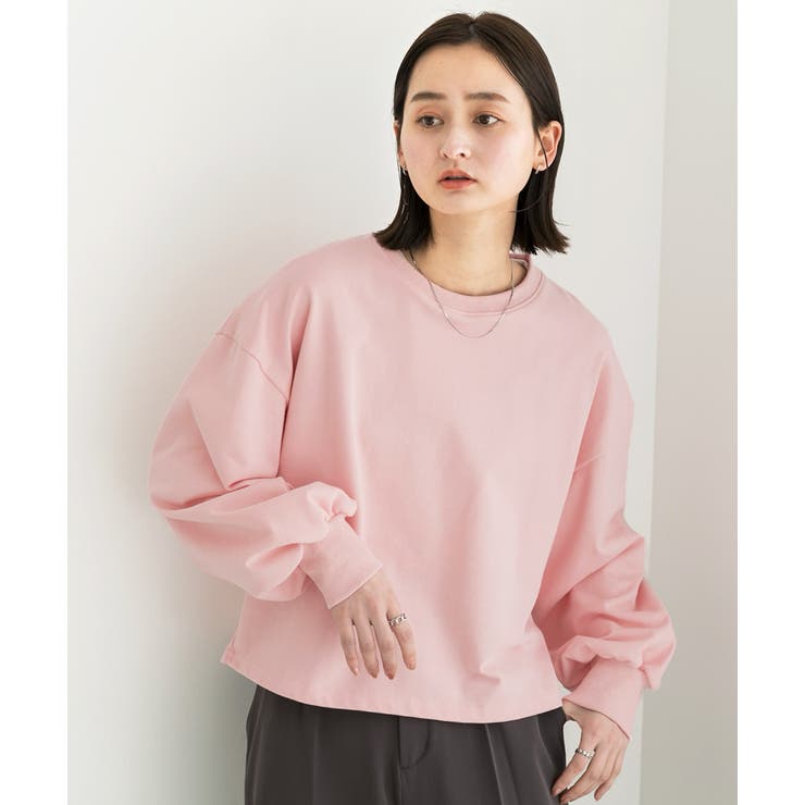 ボリュームスリーブ ショート丈プルオーバー | ad thie | 詳細画像21 