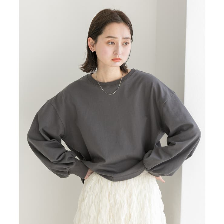 ボリュームスリーブ ショート丈プルオーバー | ad thie | 詳細画像39 