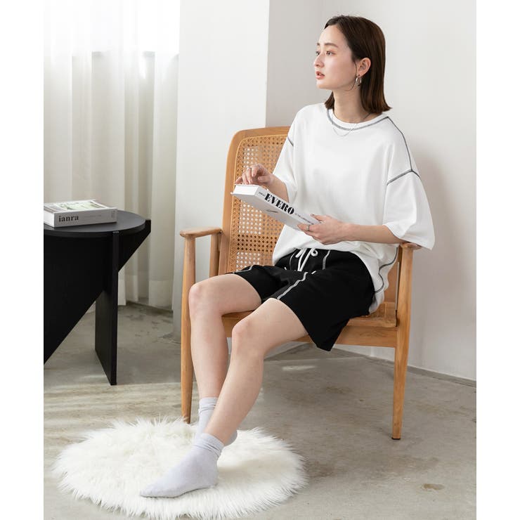 配色ステッチ ルームウエアセット | ad thie | 詳細画像14