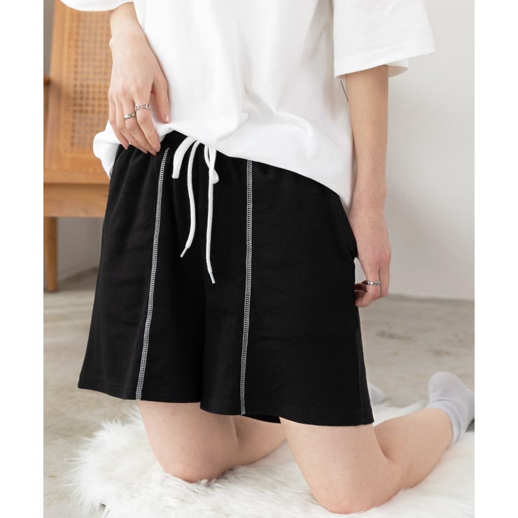 配色ステッチ ルームウエアセット | ad thie | 詳細画像15