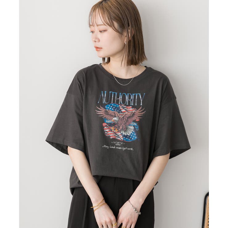 【2024SS新作】アソートデザイン プリントTシャツ[品番：ADEW0004416]｜ad  thie（アドティエ）のレディースファッション通販｜SHOPLIST（ショップリスト）