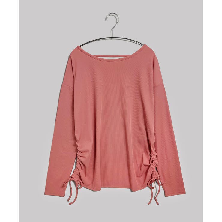 リブ素材ラッシュガード ドロストデザインプルオーバー | ad thie | 詳細画像43 