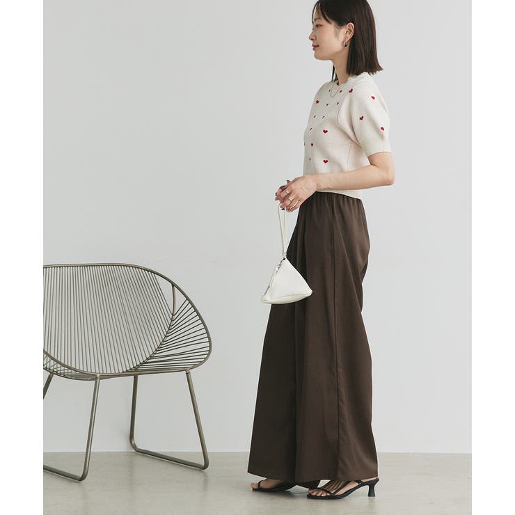 ハート総柄 パフスリーブニット | ad thie | 詳細画像14 