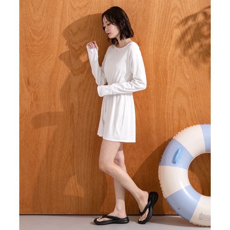 リブ素材ラッシュガード オールインワン | ad thie | 詳細画像28 