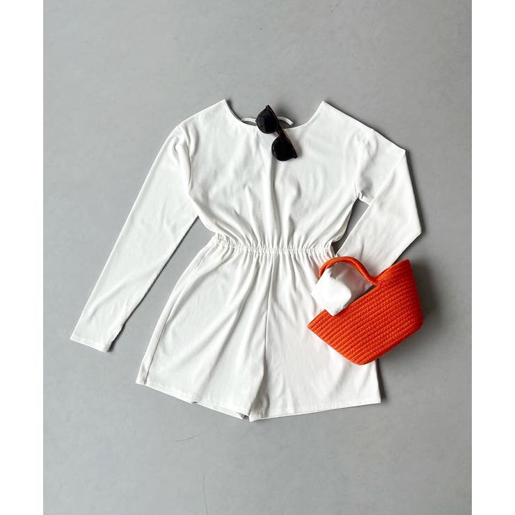 リブ素材ラッシュガード オールインワン | ad thie | 詳細画像36 