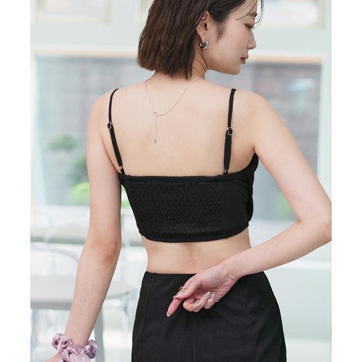 リブ素材スイムウェア3点SET アシンメトリーギャザーデザイン | ad thie | 詳細画像47 