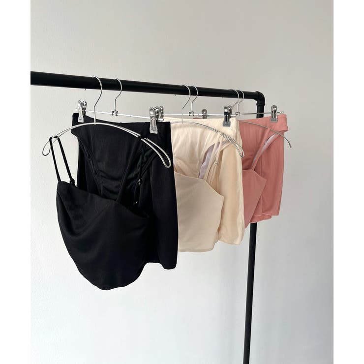 リブ素材スイムウェア3点SET アシンメトリーギャザーデザイン | ad thie | 詳細画像70 