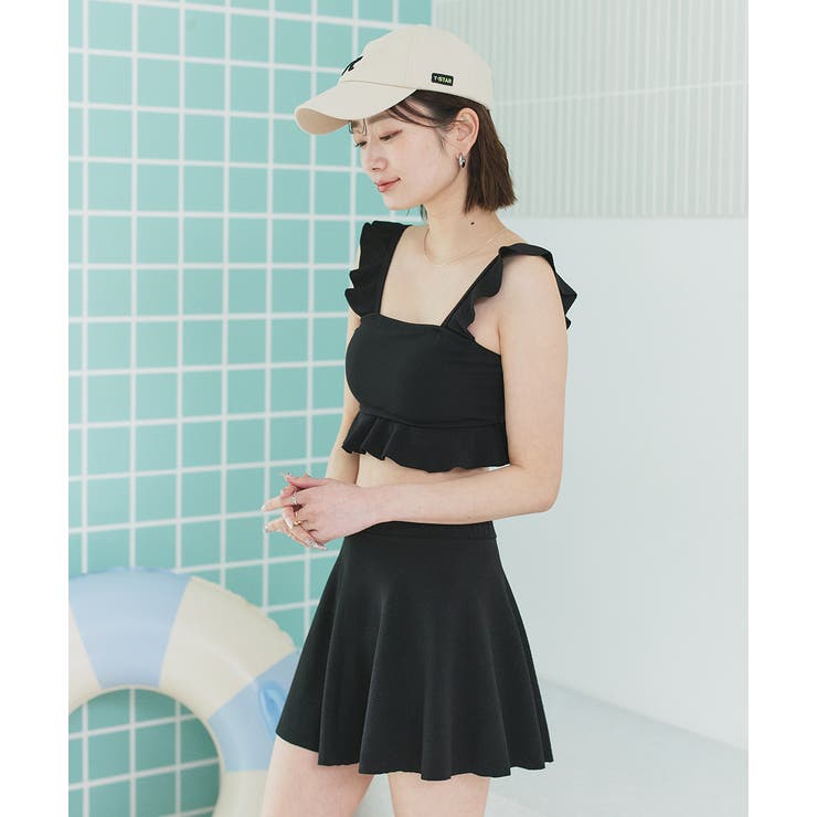 スイムウェア ショルダーフリルセットアップ | ad thie | 詳細画像34 