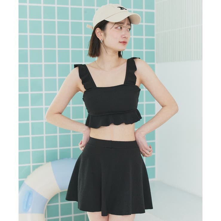 スイムウェア ショルダーフリルセットアップ | ad thie | 詳細画像38 