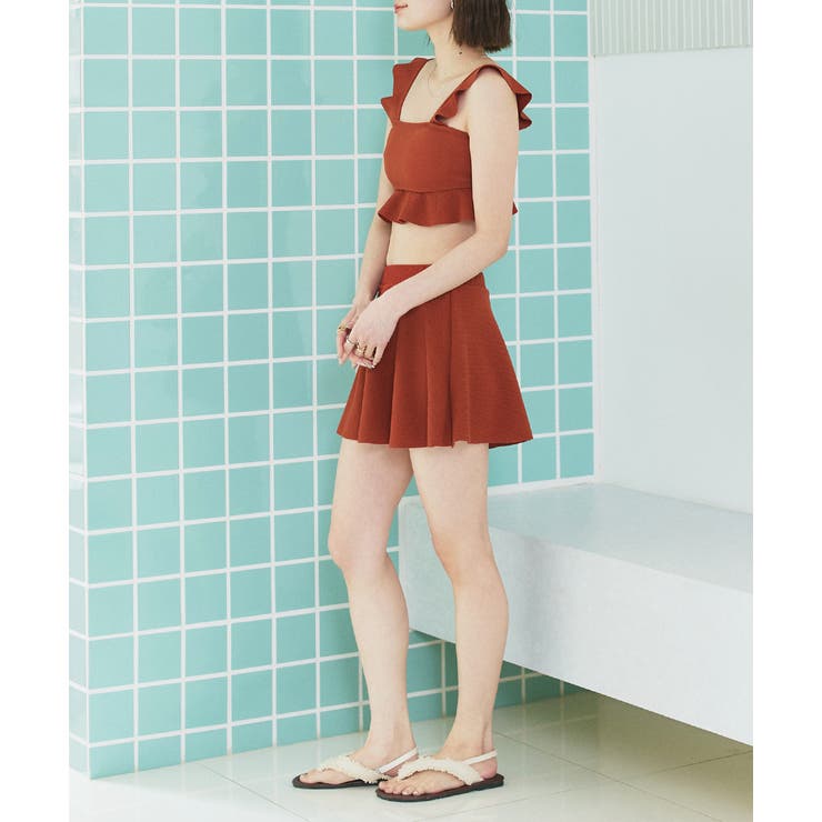 スイムウェア ショルダーフリルセットアップ | ad thie | 詳細画像41 