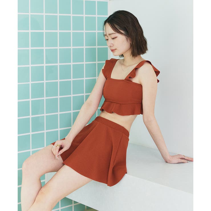 スイムウェア ショルダーフリルセットアップ | ad thie | 詳細画像44 