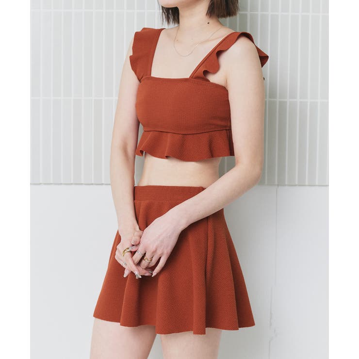 スイムウェア ショルダーフリルセットアップ | ad thie | 詳細画像47 