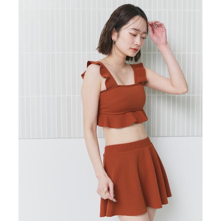 スイムウェア ショルダーフリルセットアップ | ad thie | 詳細画像48 