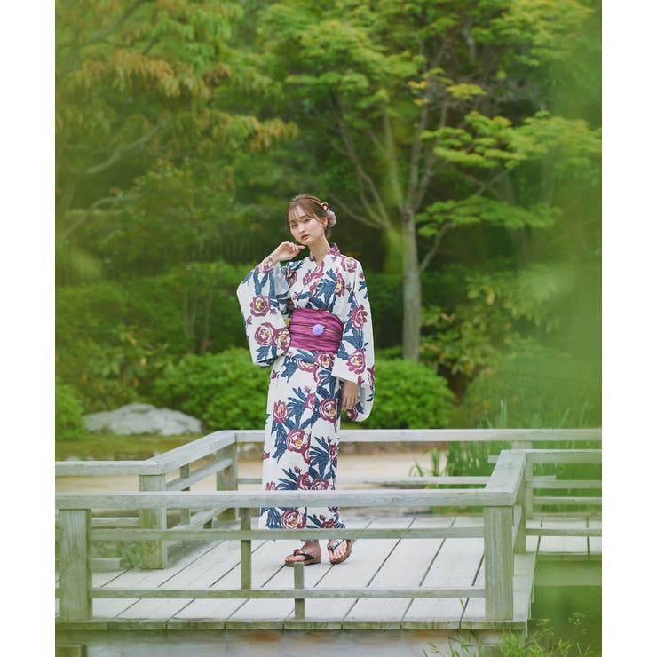 3点セット 2WAY花柄浴衣セットアップ | ad thie | 詳細画像21 