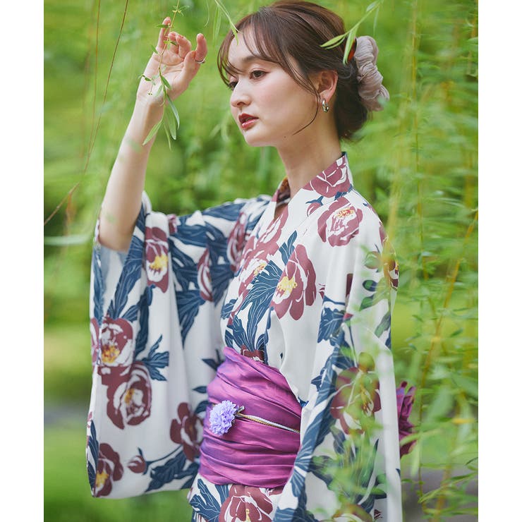 3点セット 2WAY花柄浴衣セットアップ | ad thie | 詳細画像24 
