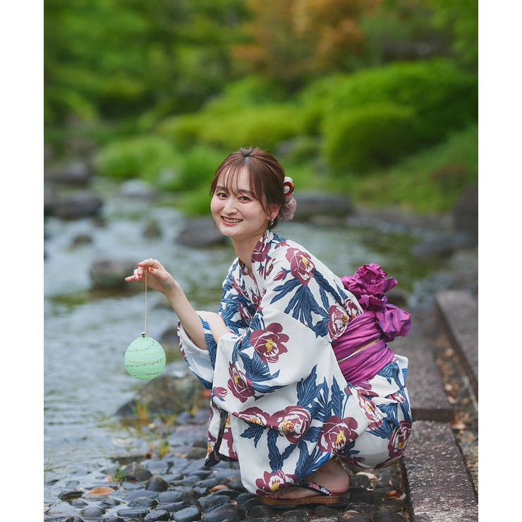 3点セット 2WAY花柄浴衣セットアップ | ad thie | 詳細画像26 