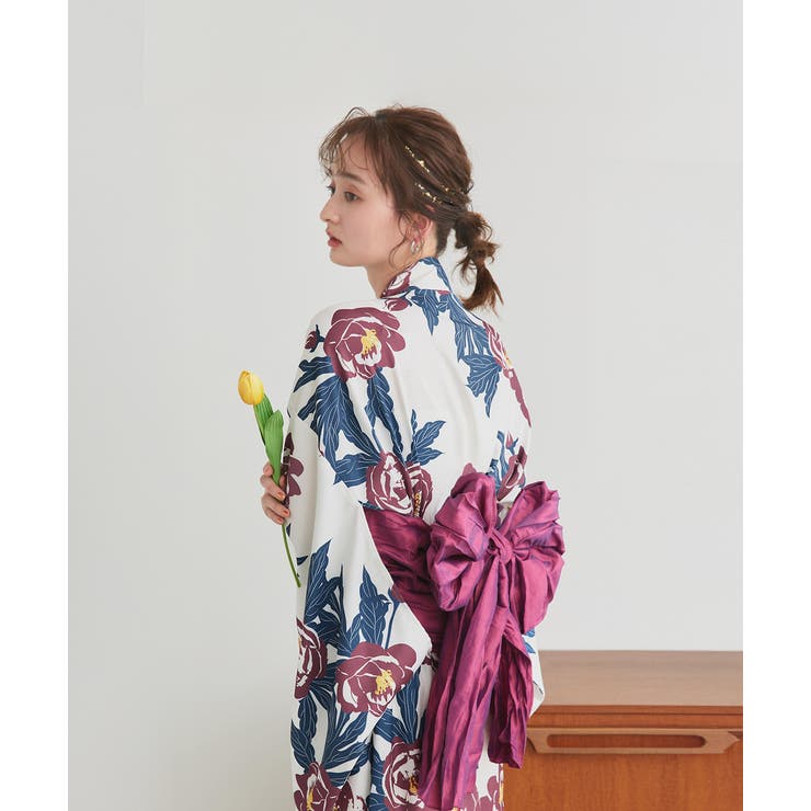 3点セット 2WAY花柄浴衣セットアップ | ad thie | 詳細画像32 