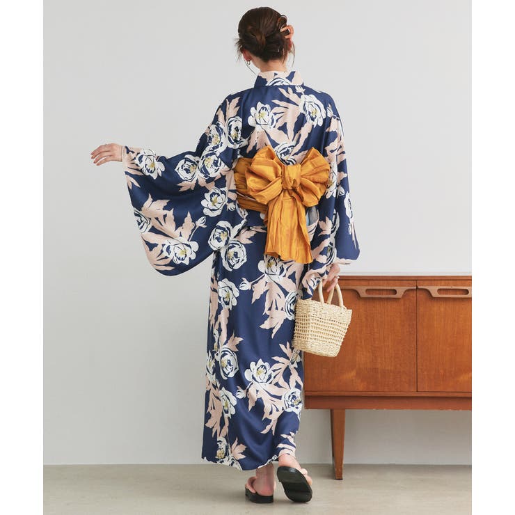 3点セット 2WAY花柄浴衣セットアップ[品番：ADEW0004454]｜ad
