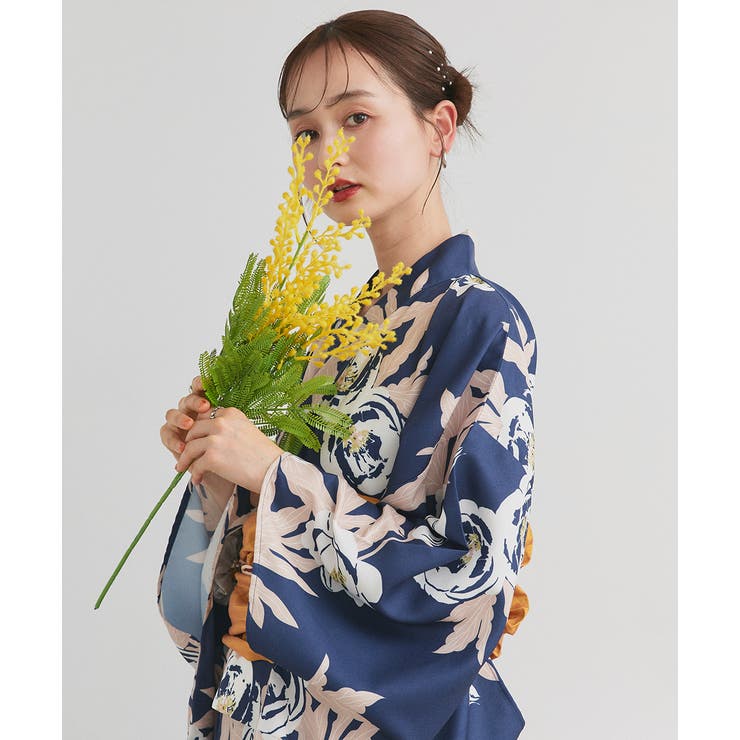 3点セット 2WAY花柄浴衣セットアップ | ad thie | 詳細画像40 