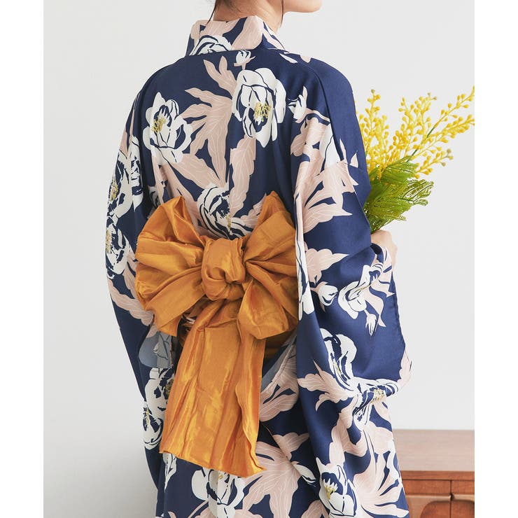 3点セット 2WAY花柄浴衣セットアップ[品番：ADEW0004454]｜ad