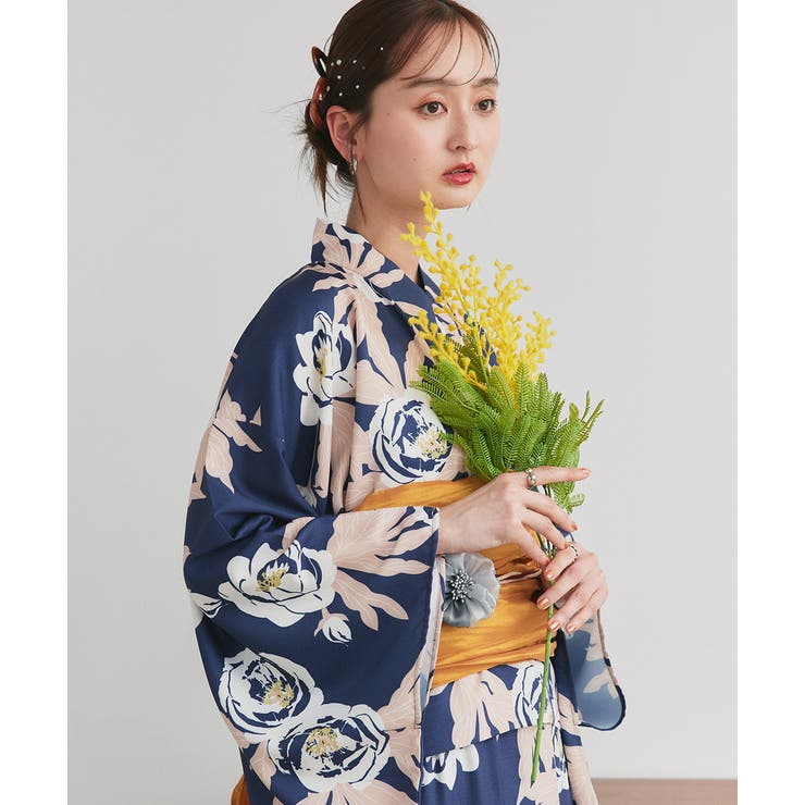 3点セット 2WAY花柄浴衣セットアップ | ad thie | 詳細画像48 