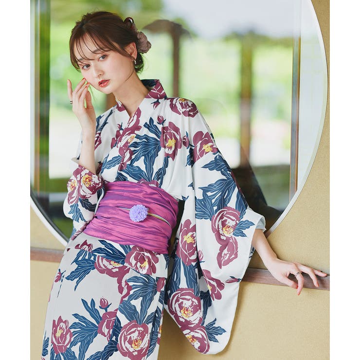 3点セット 2WAY花柄浴衣セットアップ | ad thie | 詳細画像8 