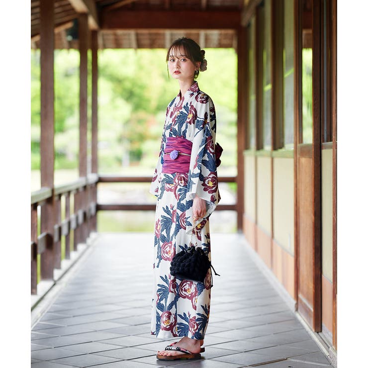 3点セット 2WAY花柄浴衣セットアップ | ad thie | 詳細画像9 